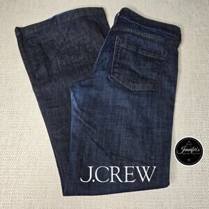 J. Crew Women's Dark Wash High Heel Flare Jeans Size 30